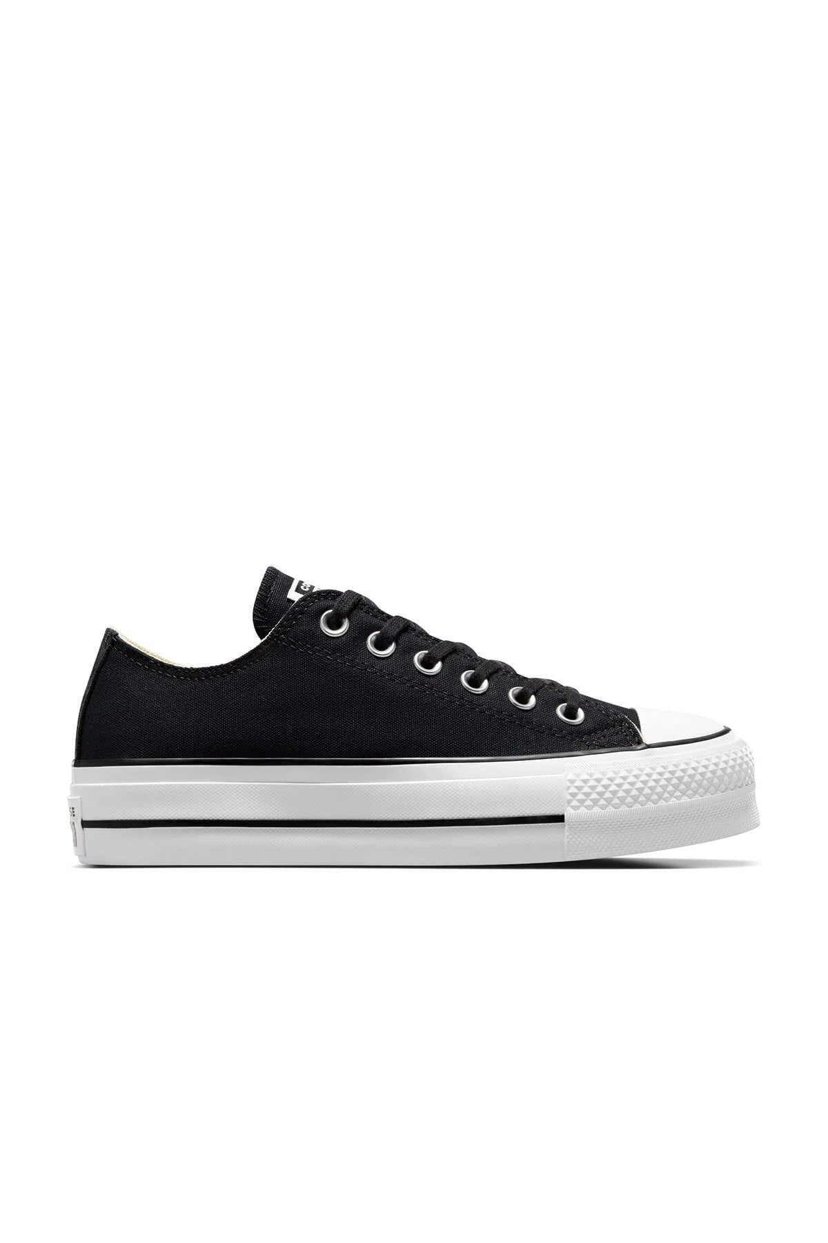 Converse de Plataforma Lift Negros en Choclo de Lona