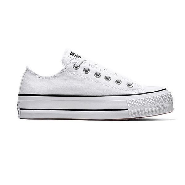 Converse de Plataforma Lift Blancos en Choclo de Lona