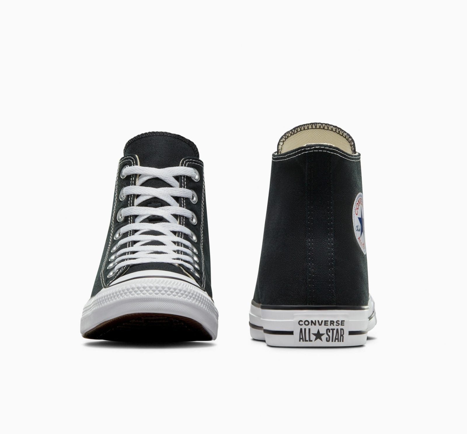Converse Chuck Taylor All Star Negros en Bota de Lona