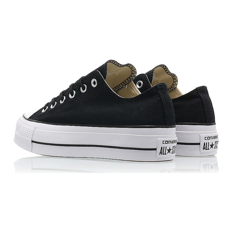 Converse de Plataforma Lift Negros en Choclo de Lona